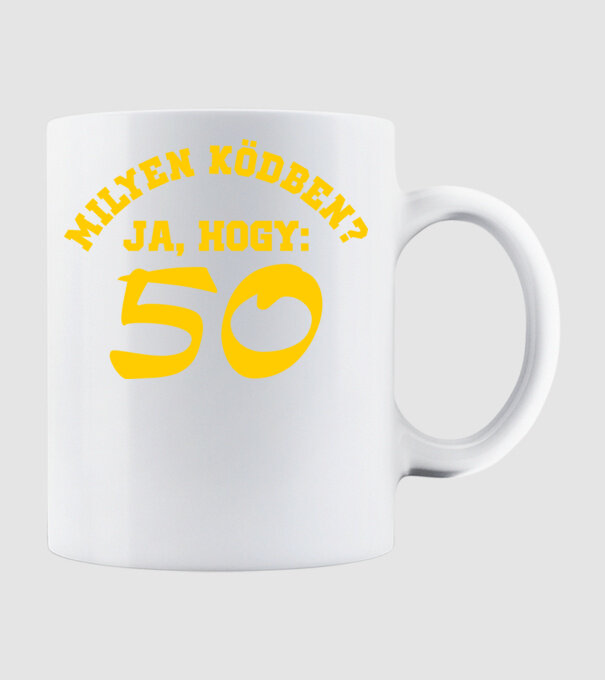  minta fehér pólón