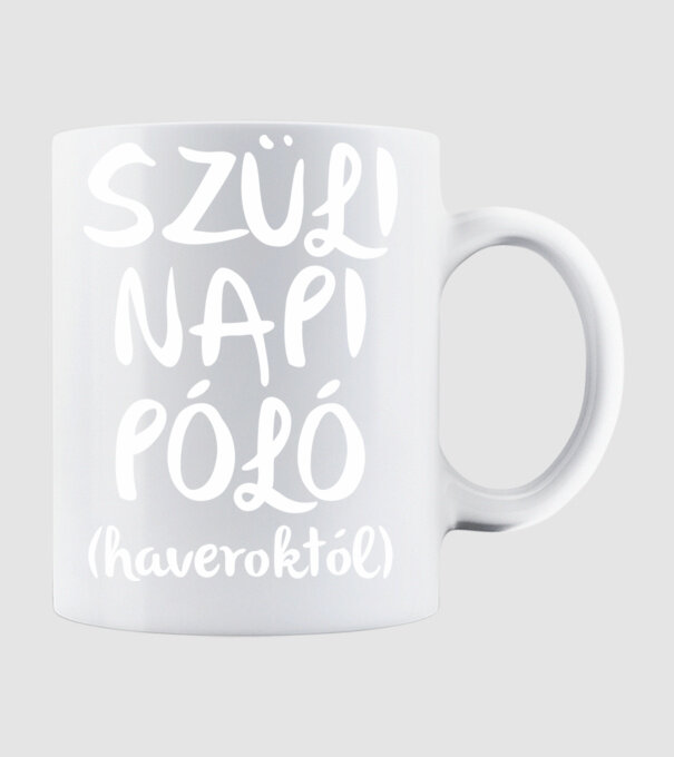  minta fehér pólón